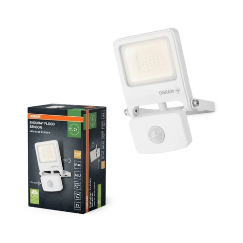 ENDURA® Flood Sensor Warm White PCR 10W White