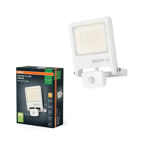 ENDURA® Flood Sensor Warm White PCR 20W White