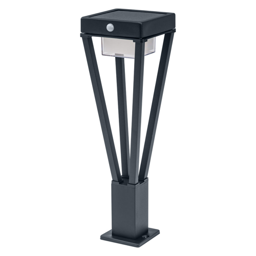 ENDURA® Style Solar Bouquet 50cm Post Sensor 6W Black