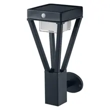 ENDURA® Style Solar Bouquet Wall Sensor 6W Black