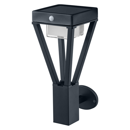ENDURA® Style Solar Bouquet Wall Sensor 6W Black