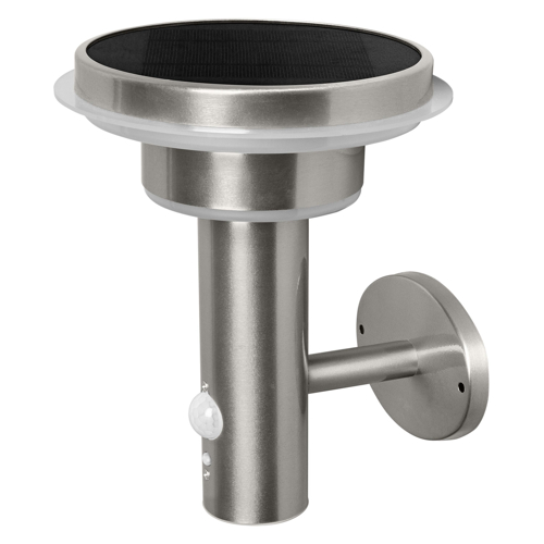 ENDURA® Style Solar Double Circle Wall Sensor Double Circle 6W Stainless Steel