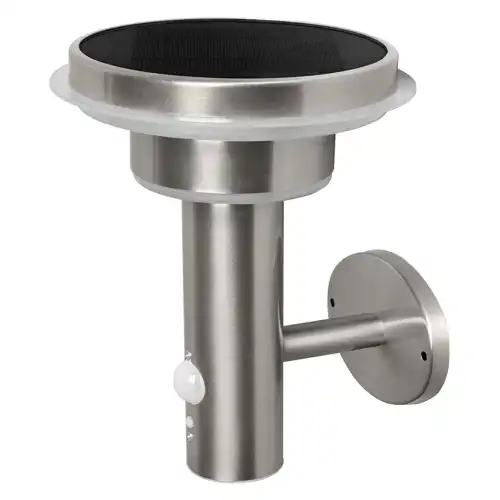ENDURA® Style Solar Double Circle Wall Sensor Double Circle 6W Stainless Steel
