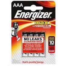 ENERGIZER baterie alkalická MAX AAA/LR03 ; BL4
