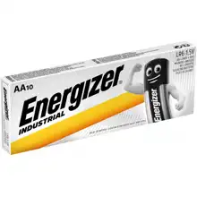 ENERGIZER battery alkaline INDUSTRIAL AA/LR6; 10-Pack