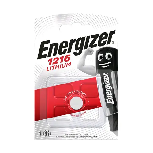 ENERGIZER lithium battery CR1216 ;BL1