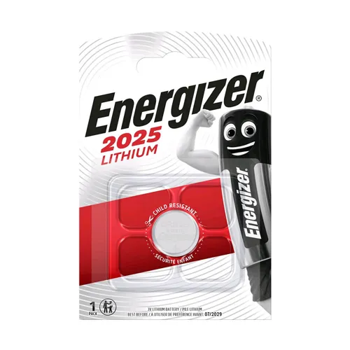 ENERGIZER lithium battery CR2025 ;BL1