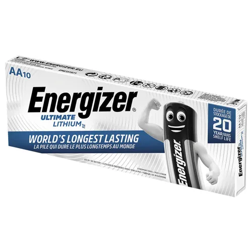 ENERGIZER lithium battery ULTIMATE.LITHIUM AA/FR6/L91; 10-Pack