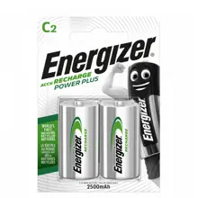 ENERGIZER rechargeable battery POWER.PLUS 2500mAh C/HR14 ;BL2