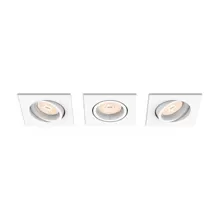 ENNEPER recessed white 3xNW 230V