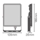 ESSENTIAL 30W 840 PLUG BK          LEDV