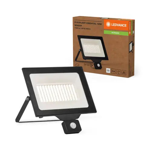 Essentials Floodlights Sensor 100W 4000K