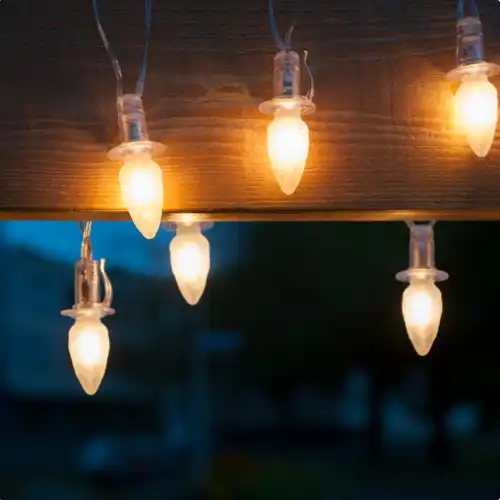 EXIHAND ván.souprava.LED.filam. Šiška venkovní 20V/0.2W ;bílá/čirá.kab.
