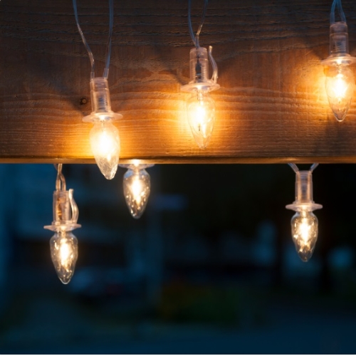 EXIHAND ván.souprava.LED.filam. Šiška venkovní 20V/0.2W ; čirá/čirá.kab.