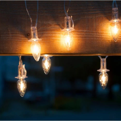 EXIHAND ván.souprava.LED.filam. Šiška venkovní 20V/0.2W ;čirá/čirá.kab.