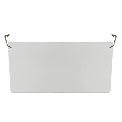 Flag for the EXIT lamp, with brackets