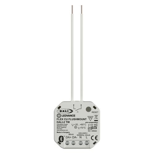 FLEX CONTROL UNIT FLUSH MOUNT DALI-2 TW FLUSH MOUNT DALI-2 TW