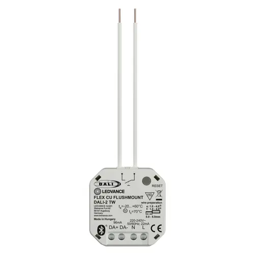 FLEX CONTROL UNIT FLUSH MOUNT DALI-2 TW FLUSH MOUNT DALI-2 TW