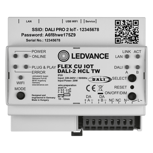 FLEX CONTROL UNIT IOT DALI-2 HCL TW IOT DALI-2 HCL TW