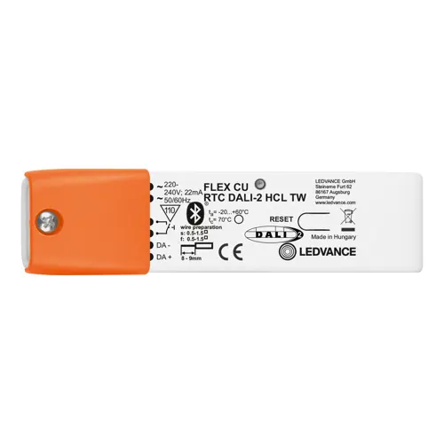 FLEX CONTROL UNIT REAL-TIME-CLOCK DALI-2 HCL TW REAL-TIME-CLOCK DALI-2 HCL TW