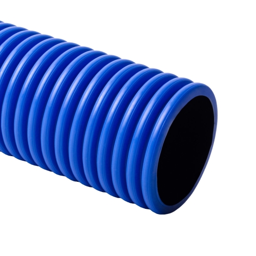 Flexible halogen free corrugated pipe KOPOFLEX diam. 40 mm, blue, length 25 m.