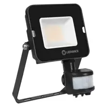 FLOODLIGHT COMPACT SENSOR 20W 830 SYM 100 BK