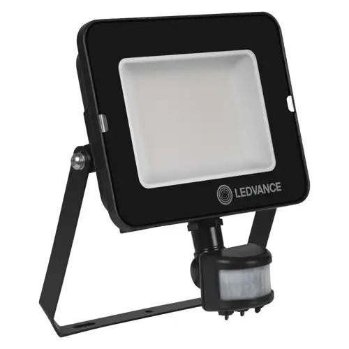 FLOODLIGHT COMPACT SENSOR 50W 840 SYM 100 BK