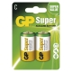 GP baterie alkalická SUPER C/LR14/14A ;BL2