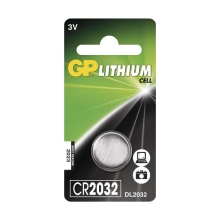 GP baterie lithiová-knoflík. 3V/210mAh CR2032