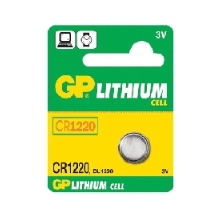 GP baterie lithiová-knoflík. 3V/36mAh CR1220 BL5