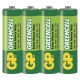 GP battery zinc chloride. GREENCELL AA/R6/15G; 4-shrink