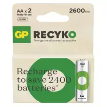 GP rechargeable battery RECYKO.NEW 2600mAh AA/HR6/ ; 2-pack