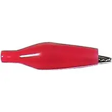 HADEX alligator clip.insulated 37mm red / K0523/