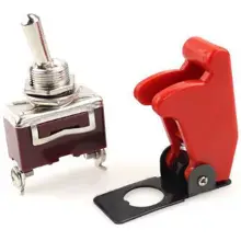 HADEX Kryt výklopný na vypínač.páčkový červený