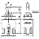 HADEX Lever switch KN3(C)-203AP, ON-OFF-ON 2-pole 250V/10A