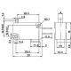 HADEX microswitch MSW-01, ON-(ON) 1-pole 250V/10A