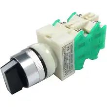 HADEX přepínač.otočný LAY7 (Y090-40XB/31), ON-OFF-ON 2.p