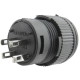 HADEX pressure control head. R16-503AD 1 pole. OFF-ON 250V/3A red illuminated