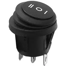 HADEX vypínač.koléb KCD1-5-103W, ON-OFF-ON 1pol.250V