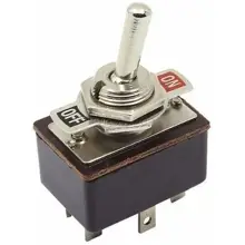 HADEX Vypínač.páčkový KN3-3, ON-ON 2pol.250V/2A