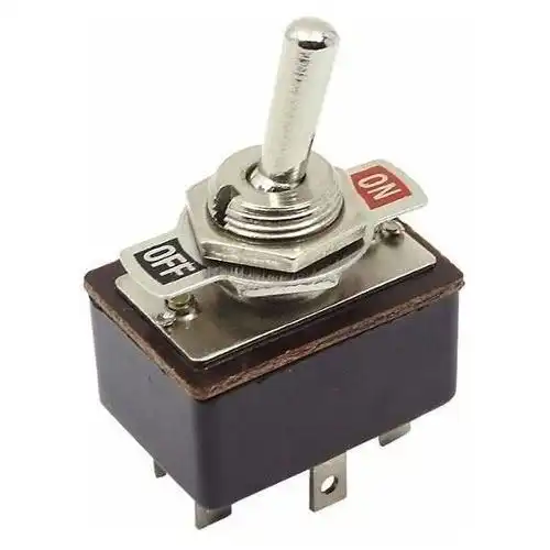 HADEX Vypínač.páčkový KN3-3, ON-ON 2pol.250V/2A