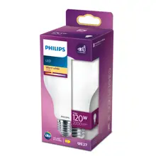 HILIPS LED bulb Classsic A67 13W/120W E27 2700K 2000lm NonDim 15Y opal BL