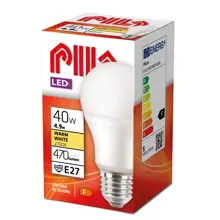 ILA LED bulb A60 5.5W/40W E27 2700K 470lm NonDim 15Y opal