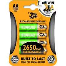 JCB rechargeable battery RTU 2400mAh AA/HR6 ;BL4