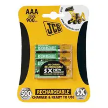 JCB rechargeable battery RTU 900mAh AAA/HR03 ;BL4