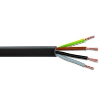 Kabel střední.guma CGSG 4x1mm (B) H05RR-F ;černá