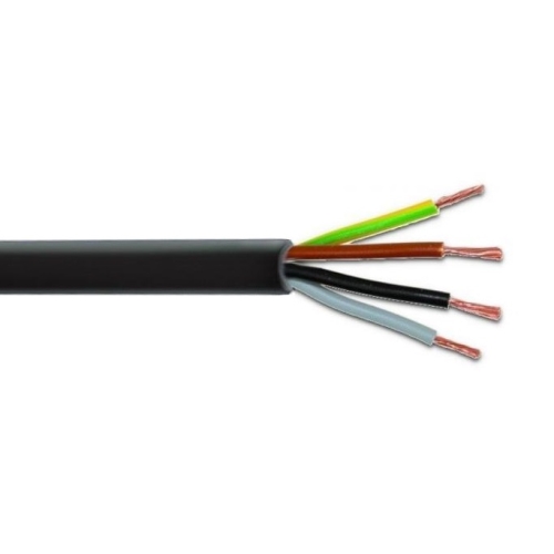 Kabel střední.guma CGSG 4x1mm (B) H05RR-F ;černá