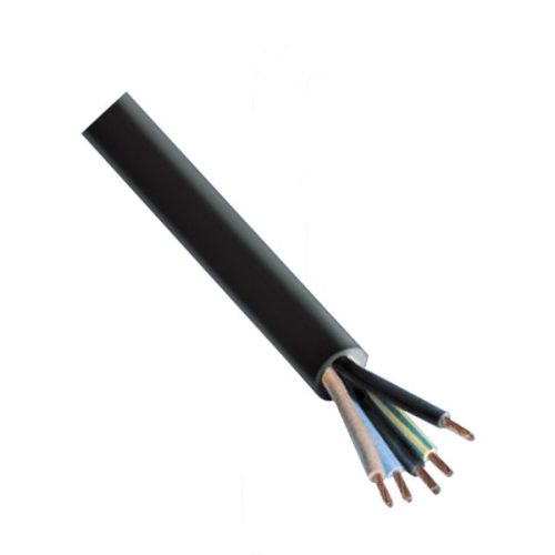 Kabel střední.guma CGSG 5x1.5mm (?) H05RR-F ;černá