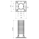 KEZ - box into thermal insulation, light gray colour,