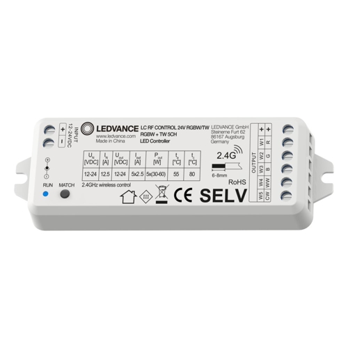 LC RF CONTROL RGBW/TW CONTROL 24V RGBW/TW